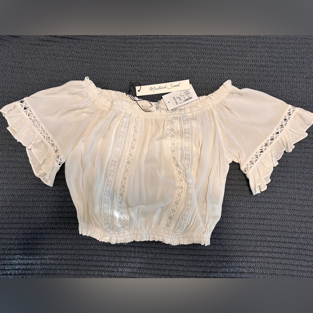 Mustard Seed Boho Top